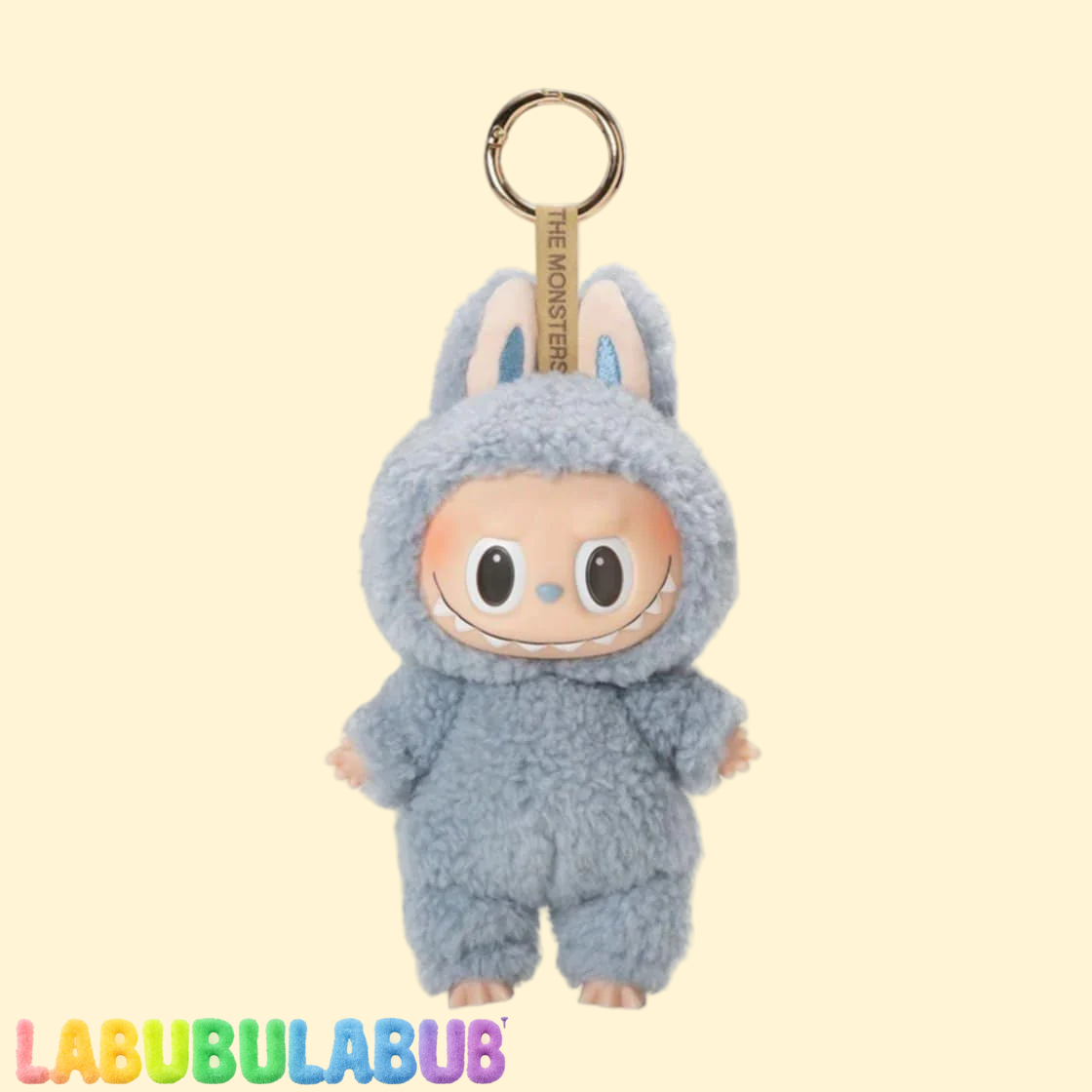 Pendentif en peluche vinyle « Macaron Monstrueux Excitant Sel de Mer Noix de Coco »