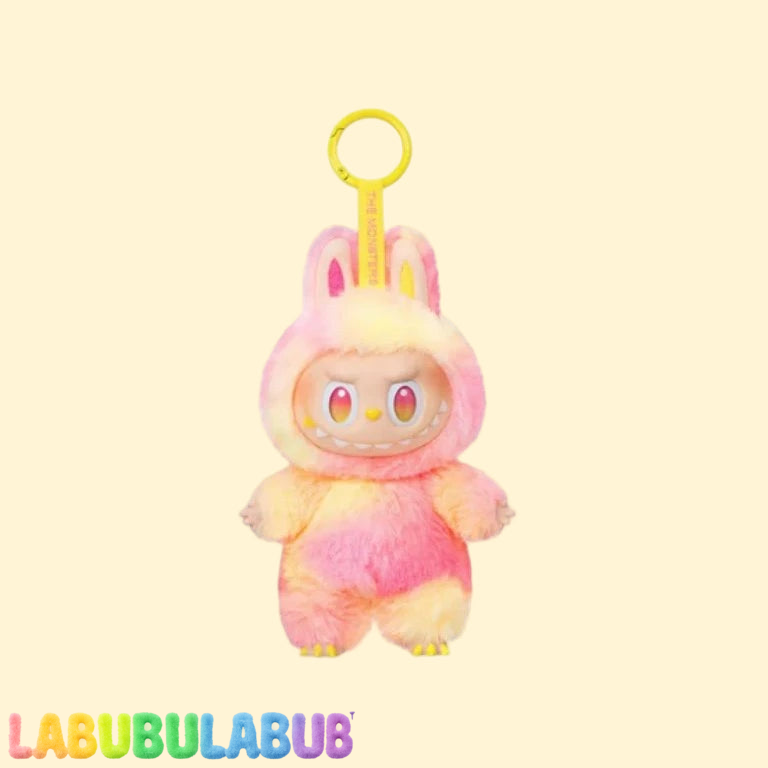 Pendentif en peluche rose en vinyle de la série Monster Energy